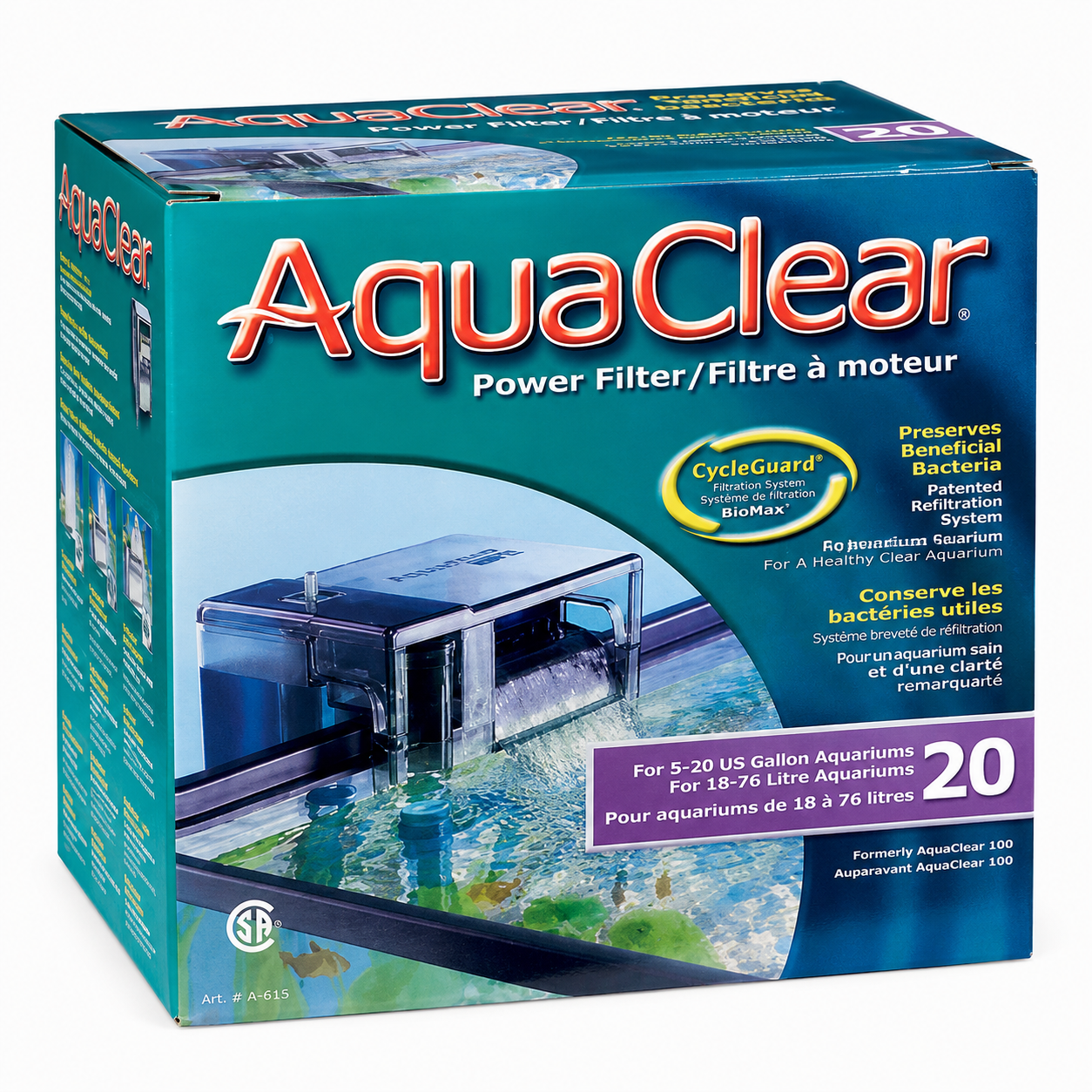 AquaClear 20 Hang-On Power Filter