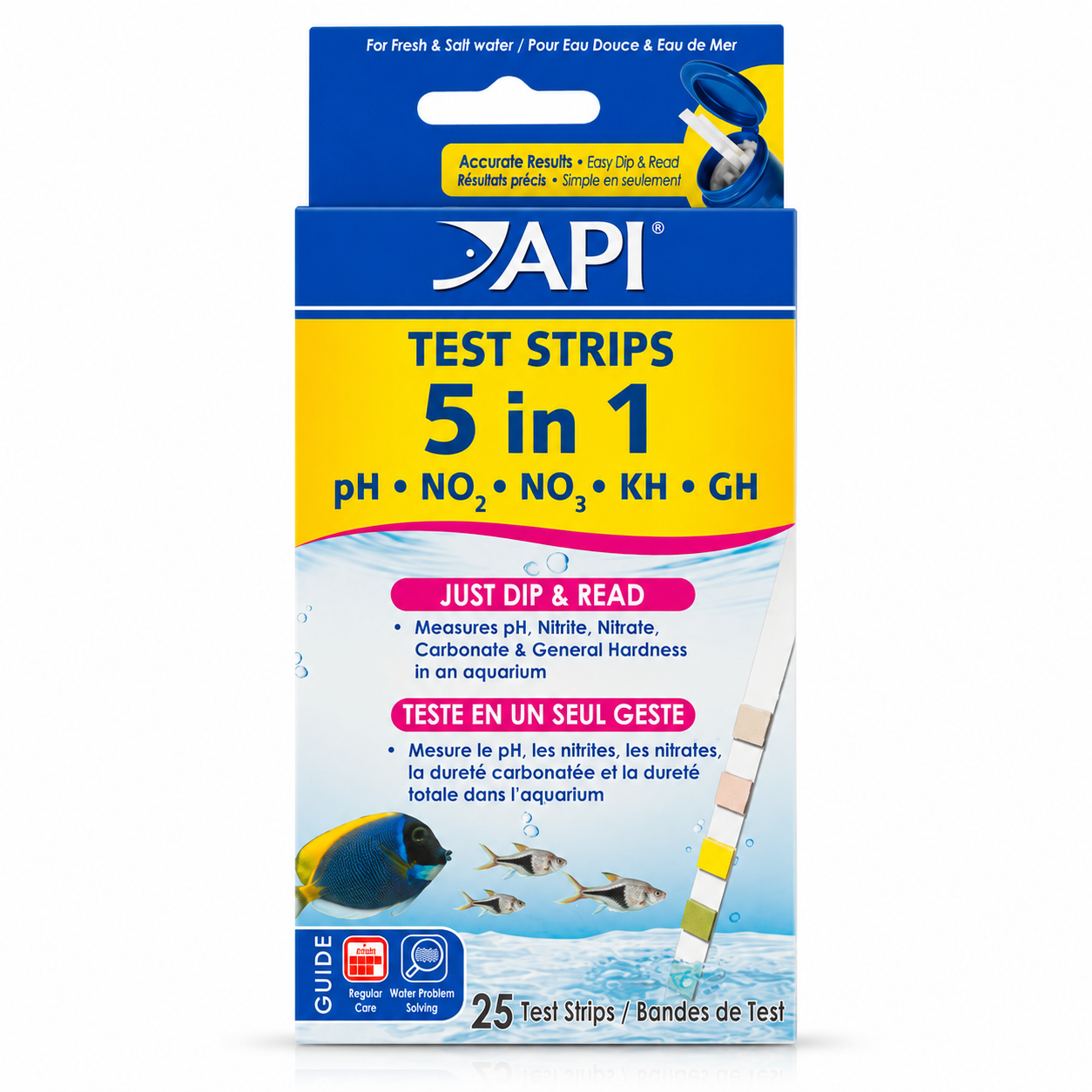 API 5-in-1 Aquarium Test Strips