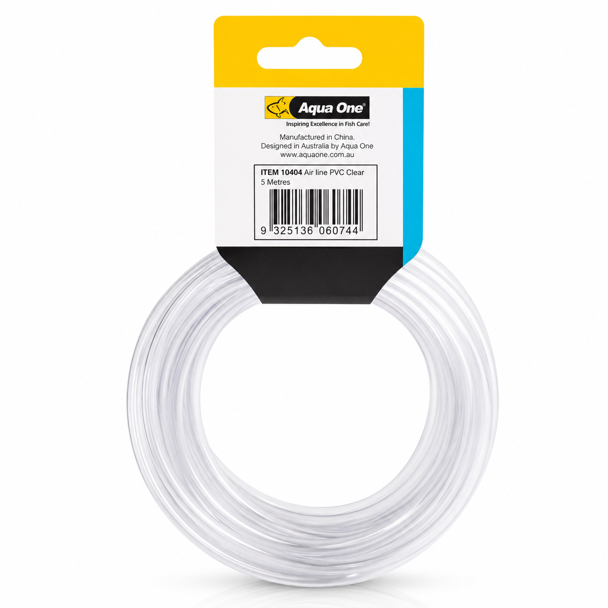 Aqua One Clear PVC Airline Tubing 5m | Aquarium Air Line Hose