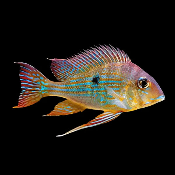 Geophagus surinamensis - Red-striped Eartheater