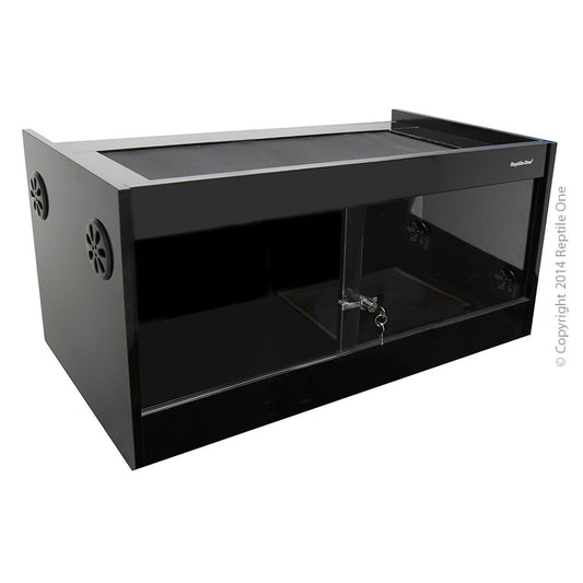Reptile One Vivarium – Black | 120 × 60 × 60 cm