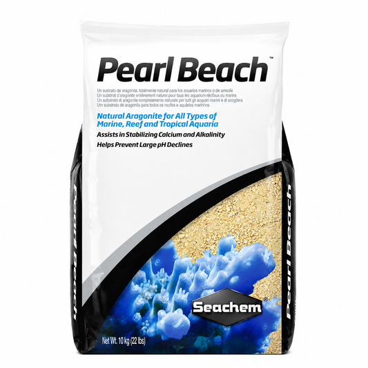 Seachem Pearl Beach™ 10kg – Natural Aragonite Aquarium Substrate