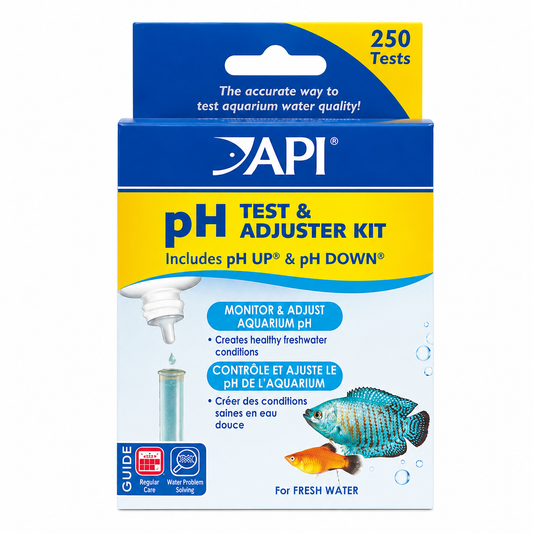 API Deluxe pH Test and Adjuster Kit – Complete Aquarium pH Testing and Adjustment Solution