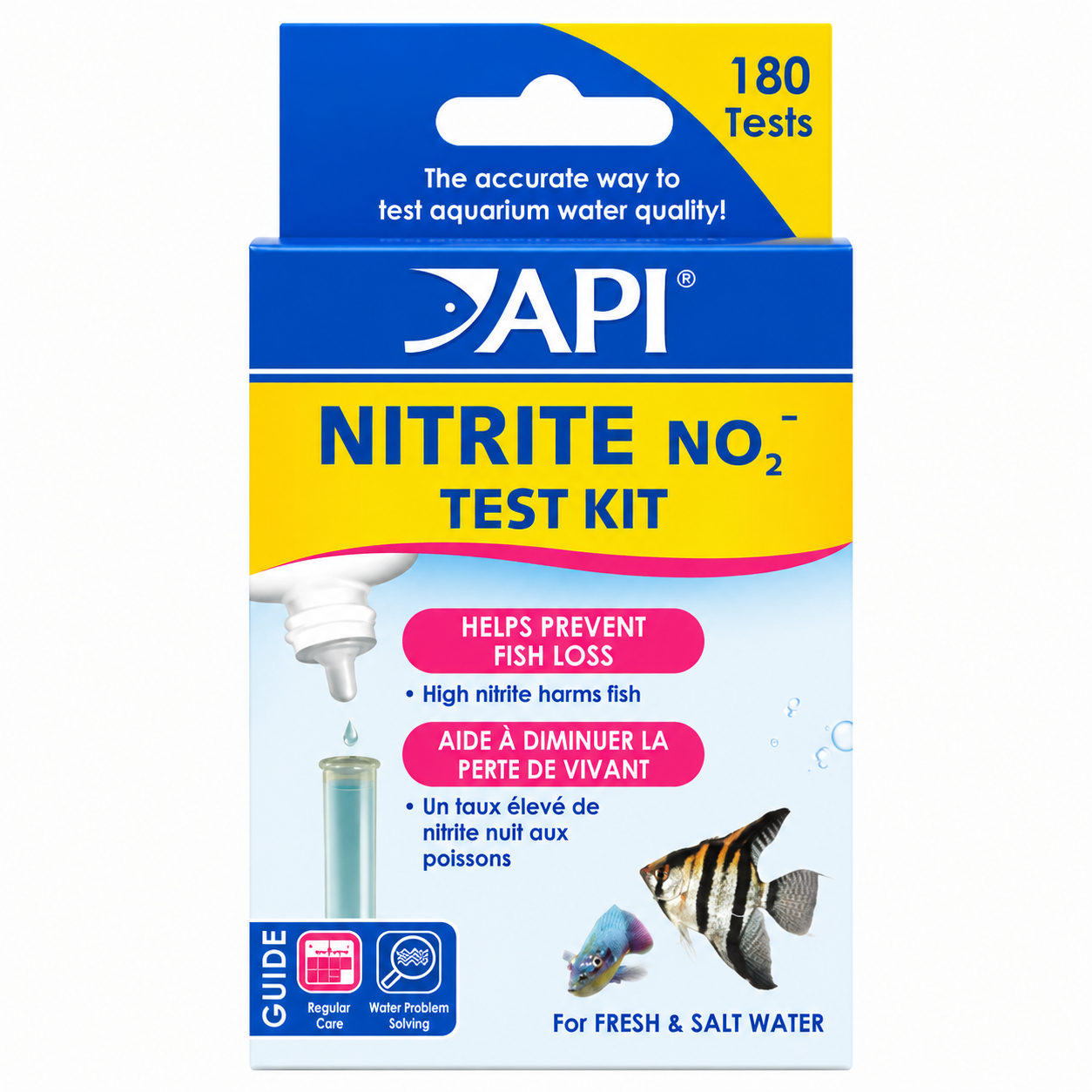 API Nitrite Test Kit – Freshwater & Saltwater Aquarium Water Testing