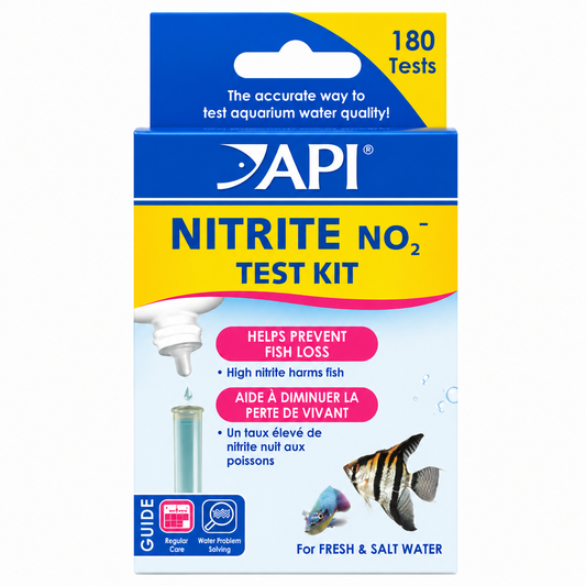 API Nitrite Test Kit – Freshwater & Saltwater Aquarium Water Testing