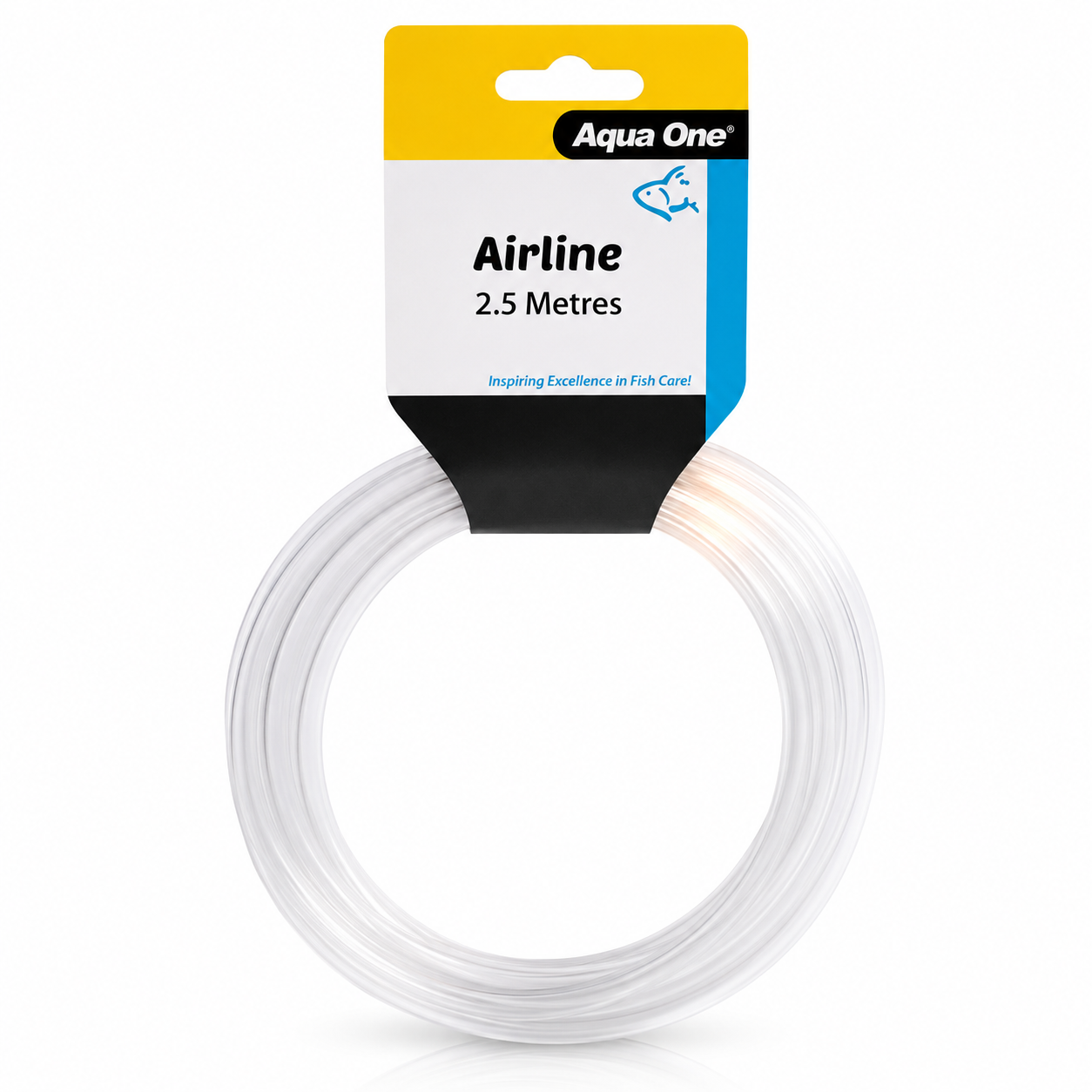 Aqua One Clear PVC Airline Tubing 2.5m | Aquarium Air Line Hose