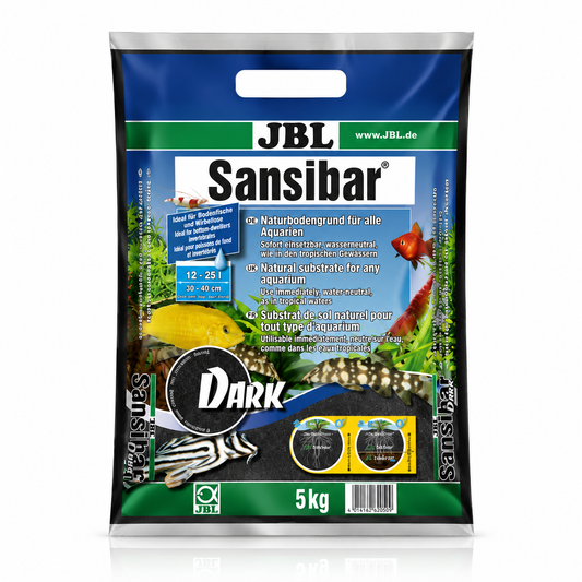BL Sansibar Dark Aquarium Sand | Premium Natural Aquarium Substrate | 10kg
