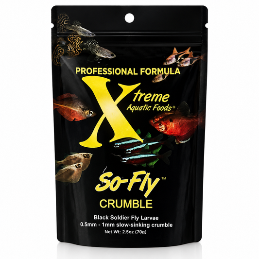 Xtreme So-Fly Crumble | Premium Black Soldier Fly Fish Food | 70g & 142g