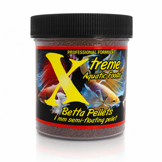 Xtreme Betta Pellets 1mm 70g | Premium Semi-Floating Betta Fish Food