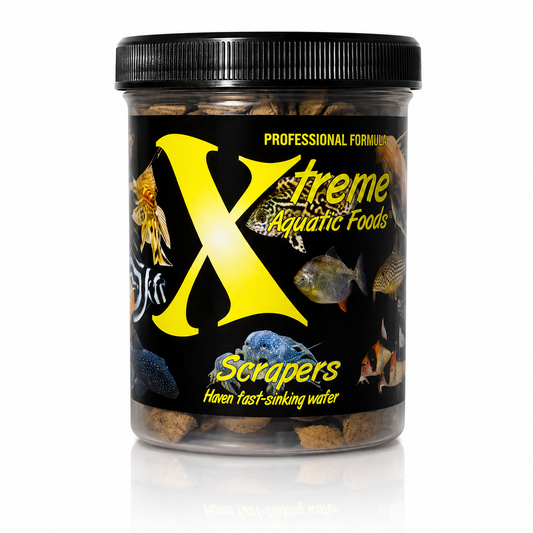Xtreme Scrapers 14mm Wafers | Premium Bottom Feeder Food | 68g, 142g & 280g