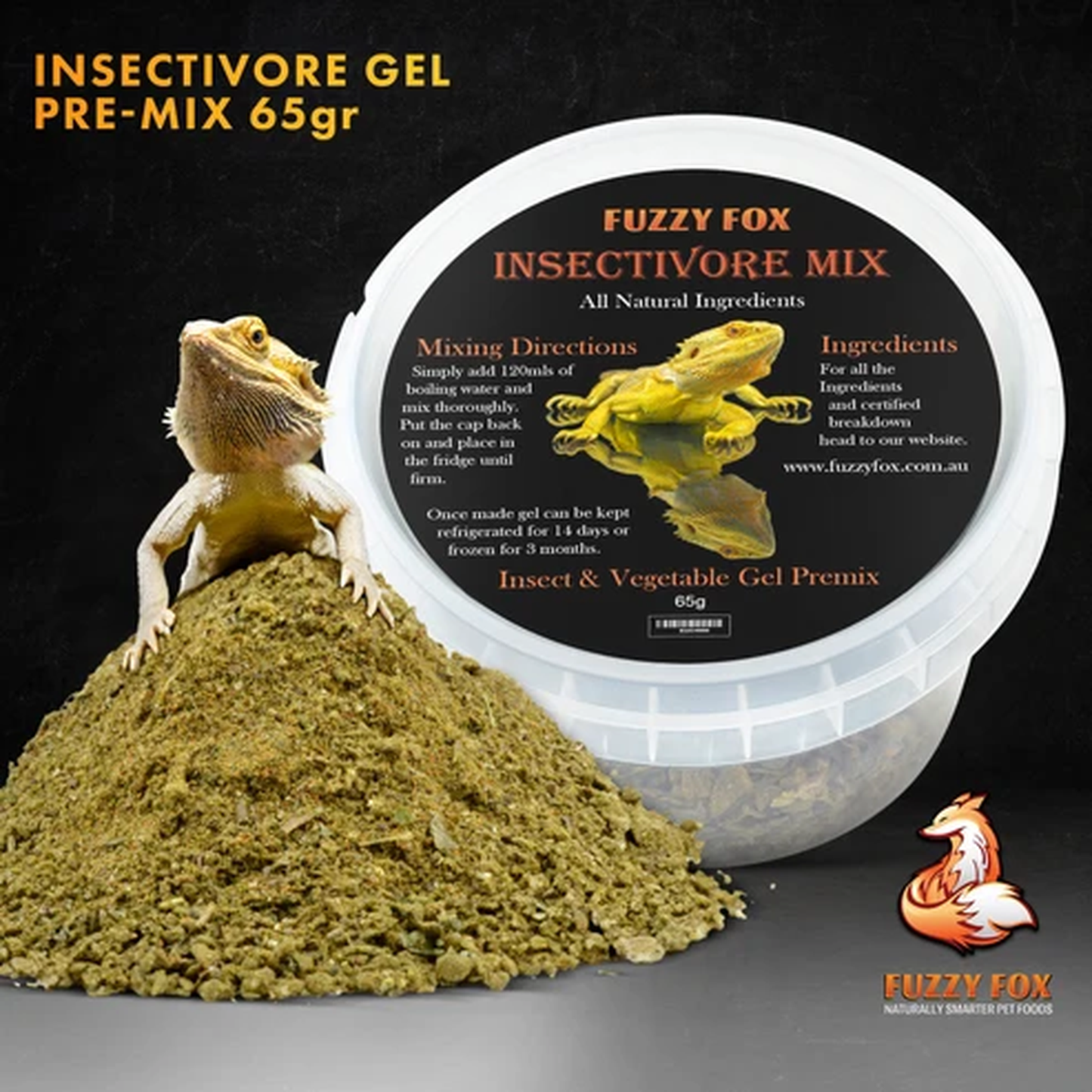 Insectivore Gel Pre-mix 65g-200g