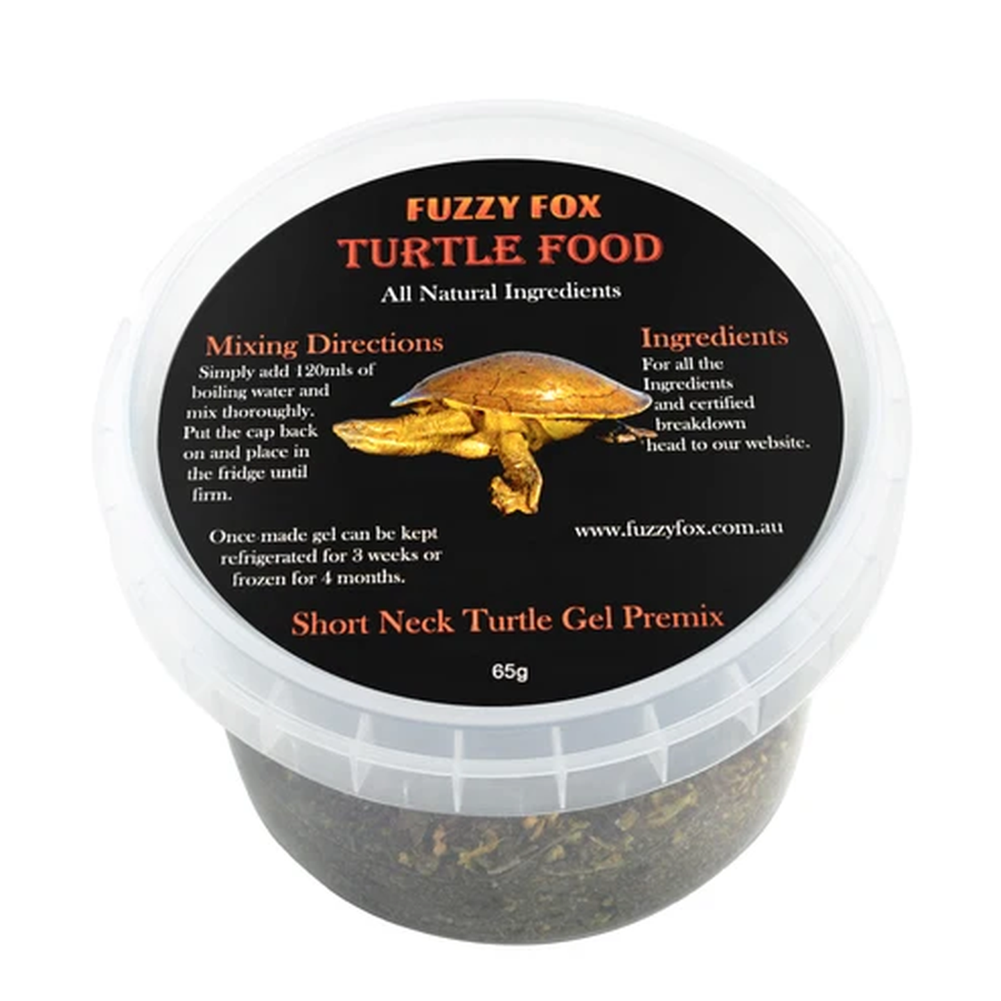 Fuzzy Fox Short Neck Turtle Gel Pre-Mix 65g-200g