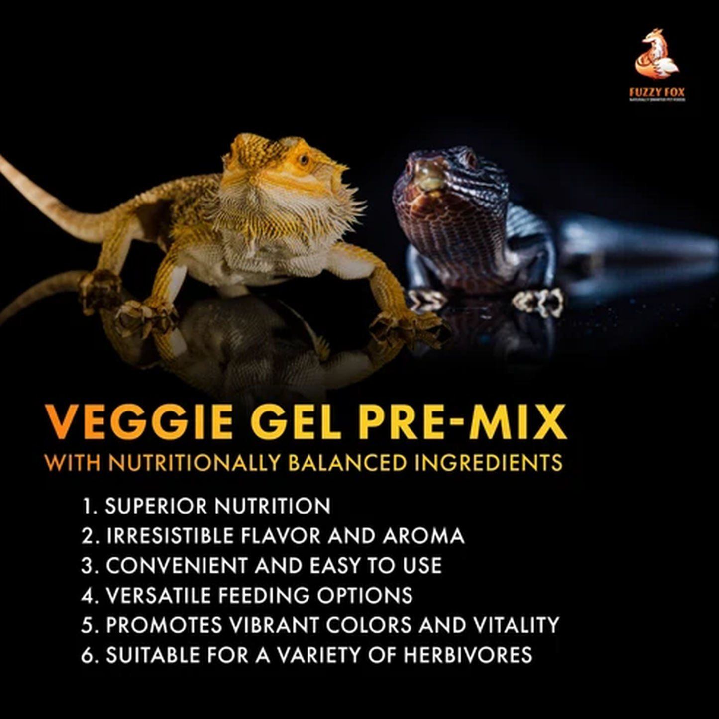 Fuzzy Fox Veggie Gel Pre-Mix 65g-200g
