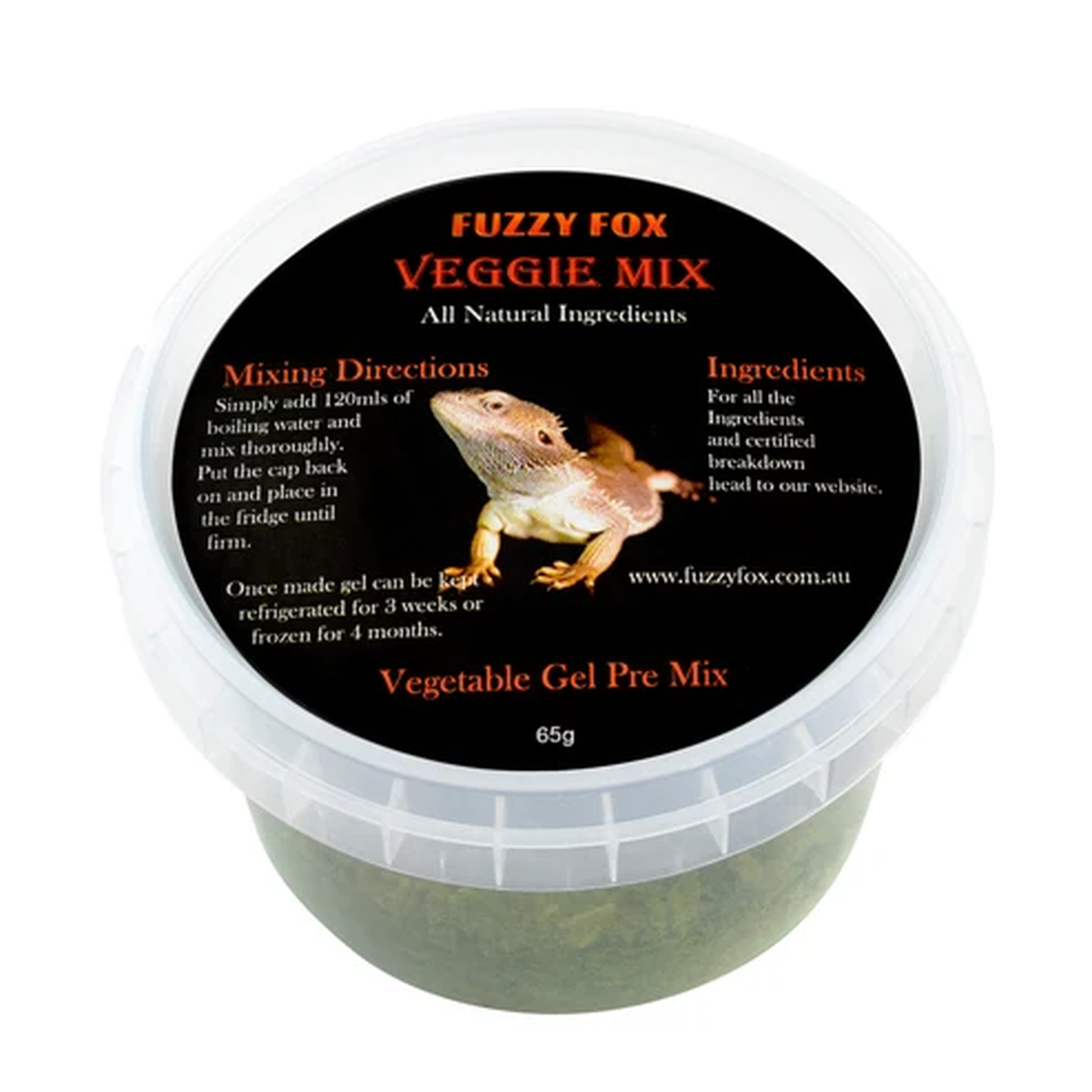 Fuzzy Fox Veggie Gel Pre-Mix 65g-200g